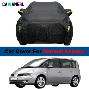 Водонепроницаемый автомобильный чехол для Renault Espace Grand Espace Auto Наружный солнцезащитный козырек от ультрафиолета, устойчивый к дождю, Снегу, льду