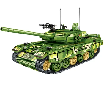Военная серия Второй мировой войны Тип 99 Основной боевой танк Коллекционная модель Строительные блоки Кирпичи Игрушки Рождественские подарки 12