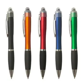 Высококачественная рекламная светодиодная шариковая ручка с фирменным логотипом, рекламирующая подарочную шариковую ручку