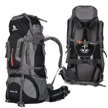 высококачественная сумка большой емкости объемом 80 л для спорта на открытом воздухе, альпинизма, кемпинга, водонепроницаемая сумка для кемпинга, походный рюкзак 16