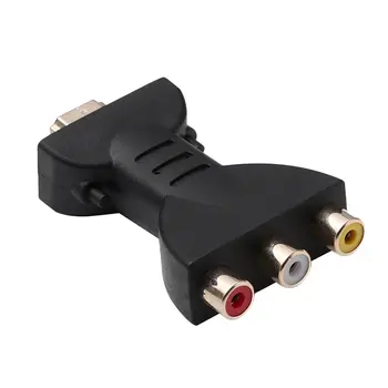 Высококачественный позолоченный HDMI-совместимый с 3 RGB RCA Видео-аудиоадаптер AV компонентный конвертер 4
