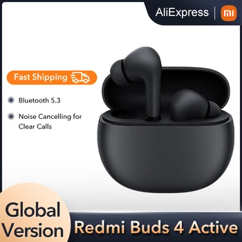 Глобальная версия 2023 Redmi Buds 4 Активные наушники Bluetooth 5.3 TWS До 28 часов прослушивания Шумоподавление для четких звонков 12
