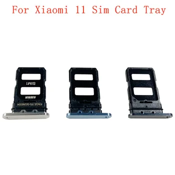 Детали лотка для карт памяти microSD SIM-карты Держатель слота для SIM-карты для Xiaomi Mi 11 Запасные части