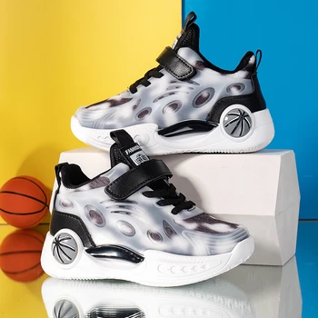 Детская баскетбольная обувь для мальчиков, противоскользящая спортивная обувь 2023, Новая молодежная баскетбольная обувь для девочек, повседневная обувь