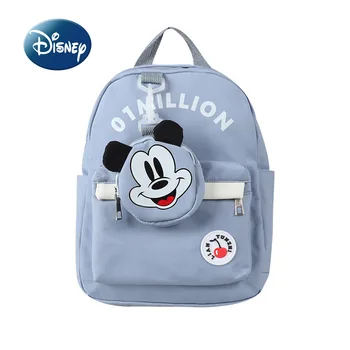 Детский рюкзак с Микки Диснеем, Роскошный бренд, новая детская школьная сумка, модный легкий детский рюкзак с героями мультфильмов