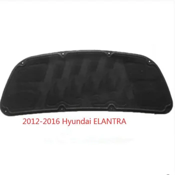 Для 2012-2015 Hyundai Elantra Avante MD UD Капот автомобиля Теплозвукоизоляционная Прокладка Двигателя Хлопчатобумажный Звуконепроницаемый Чехол Крепление Коврика 6