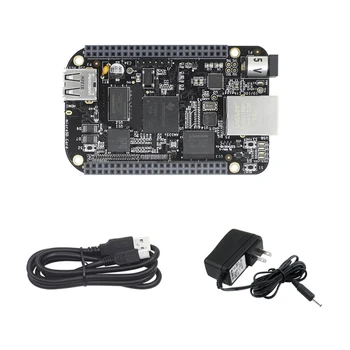 Для Beaglebone BB Black AM3358 Cortex-A8 512 МБ DDR3 + 4 ГБ EMMC Linux ARM AI Плата разработки с USB-кабелем + штепсельная вилка США 13