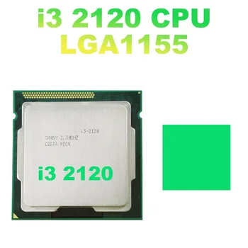 Для Core I3 2120 CPU Процессор LGA1155 + Термопаста 3 МБ 65 Вт Двухъядерный Настольный процессор для материнской платы B75 USB Mining 9