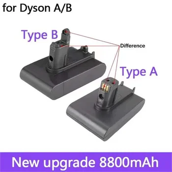 Для Dyson 22,2 В 28000 мАч Тип A/B Литий-ионный Вакуумный Аккумулятор для Dyson DC35 DC45 DC31 DC34 DC44 DC31 Animal DC35 Animal 3