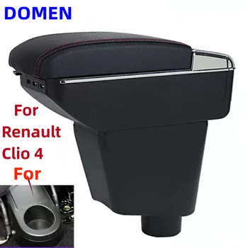 Для Renault Clio 4 Подлокотник Для Renault Captur Clio IV Автомобильный Подлокотник Коробка Для хранения подстаканник пепельница USB Автомобильные аксессуары