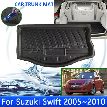 Для Suzuki Swift 2005 2006 2007 2008 2009 2010 Лоток для багажника, багажник, водонепроницаемый вкладыш, коврик, аксессуары для ковров, наклейка