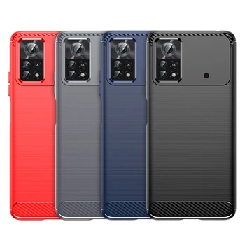 Для Xiaomi POCO X4 Pro Чехол Силиконовый Из Углеродного Волокна, Резина TPU, Новый Бампер, Чехол Для POCO X4 Pro 5G, Чехол Для POCO X4 M4 Pro, Чехол