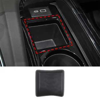 Для автомобиля Cadillac Escalade 2021-2023 TPE черного цвета в коробке для хранения мобильного телефона, коробка для хранения автомобильных аксессуаров 5