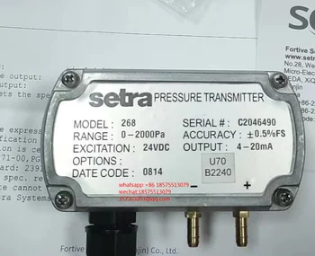 Для датчика перепада давления Setra C268MR серии 268 Датчик давления по своей сути является взрывозащищенным 1 шт. 6