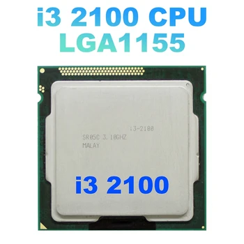 Для процессора Core I3 2100 CPU LGA1155 3 МБ Двухъядерный настольный процессор для материнской платы B75 USB Mining 16