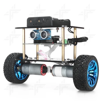 Заводской 2WD самобалансирующийся робот, комплект робототехники, образовательное приложение, дистанционный умный баланс, робот, автомобильный комплект, IDE-программирование с открытым исходным кодом 4