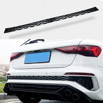 Задняя Планка Автомобиля с Сотовой отделкой Подходит для Audi A3L 2021-2023 Задняя планка с сотовой отделкой Дооснащение RS3 Задней Кромкой Внешние Аксессуары 14