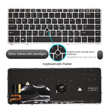 Заменить применимо для HP ZBook 14 15u G2 EliteBook 840 850 740 750 G1 G2 клавиатура LapForp 2