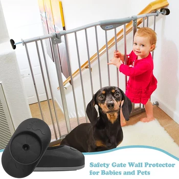 Защита стен для детских ворот, 4 шт., Удлинитель лестничных ворот, защитные накладки на стену Для безопасности детей и домашних животных 9