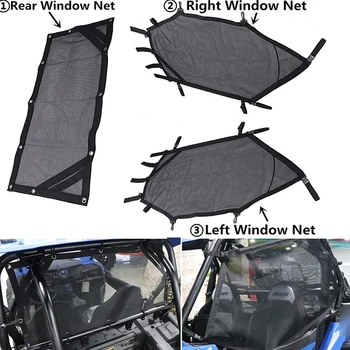 Защитная сетка Переднего заднего стекла UTV для Polaris RZR 570 800 1000 900 для Honda Talon для Kawasaki Mule для Yamaha Rhino