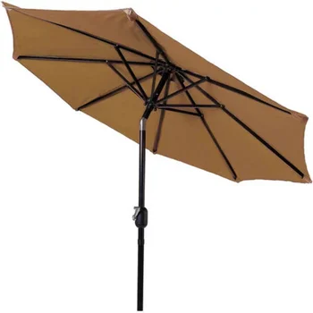 Зонт для патио с наклонной рукояткой - 7 ' - от торговой марки Innovations (Tan) теневые зонты пляжный зонт открытый зонт