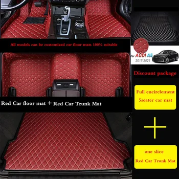 Изготовленный на заказ Автомобильный коврик для пола Acura RL 2006-2010 года выпуска Детали интерьера Автомобильные Аксессуары Ковер Коврики для багажника 16
