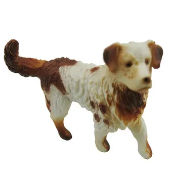 Имитационная кукла Животного Бретани Украшение дома Игрушки для Собак Милый Щенок Модель Собаки Имитационная модель 2021