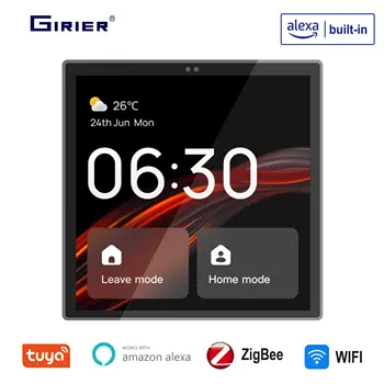 Интеллектуальная центральная панель управления GIRIER Tuya со встроенным контроллером Alexa Tuya ZigBee Hub All in One Поддерживает функции Smart Scene 7