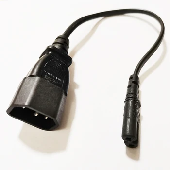 Кабель-адаптер питания NCHTEK IEC 320 C14 от мужчины к женщине C7, кабель-адаптер питания C14 к C7 Для ИБП PDU Около 30 см/1 шт.