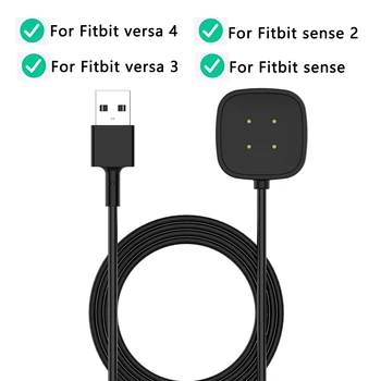Кабель для зарядки смарт-браслета Fitbit Sense 2 Сменная док-станция для зарядки Портативное USB-зарядное устройство для Fitbit Versa 3 Versa 4 4