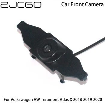 Камера с логотипом парковки автомобиля с видом спереди, Ночное видение, Позитивная Водонепроницаемость для Volkswagen VW Teramont Atlas X 2018 2019 2020 4