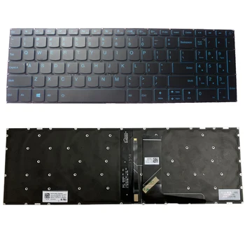 Клавиатура ноутбука с подсветкой для Lenovo IdeaPad L340-15 L340-15API L340-15IWL/151WL 5000 340C-15 US RU FR GR AR SP KR Синяя клавиатура