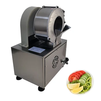 Коммерческая автоматическая машина для нарезки лука, Многофункциональная машина для резки овощей, Электрическая машина для нарезки картофеля, моркови, имбиря