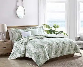 -Комплект одеял King, реверсивное хлопковое постельное белье с соответствующими накладками и бонусными подушками, всесезонный декор для дома (Kayo Grey, 1