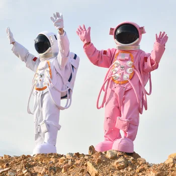 Костюмы для Косплея, Космический костюм, Мультяшный Костюм Талисмана, Реквизит для Фотосессии Астронавта, Детская Надувная одежда Астронавта 10