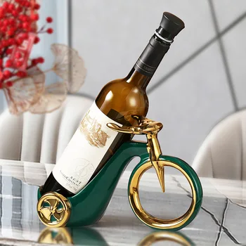 Креативный современный винный шкаф Украшения для стеллажей для красного вина Высокого класса и роскошные украшения для бутылок в гостиной