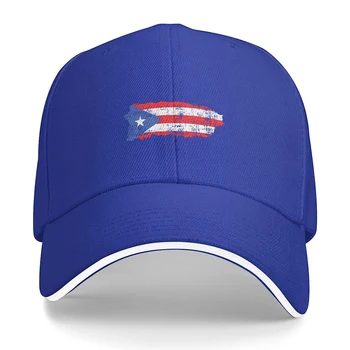 Лента для инструментов, Винтажная бейсболка Унисекс с флагом Пуэрто-Рико, подходит для мужчин и женщин, Регулируемая шляпа для папы, кепка для сэндвича 5