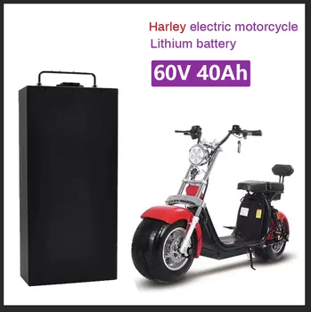 Литиевая батарея электромобиля Harley Водонепроницаемая Батарея 18650 60V 20Ah для Двухколесного Складного Электрического скутера Citycoco
