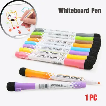 Маркер для белой доски Магнитная доска Ручка для Письма Рисования Стираемые маркеры для доски Канцелярские принадлежности 1