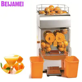 Машины для извлечения фруктового сока из соковыжималки BEIJAMEI E-4 коммерчески автоматические оранжевые для продажи 2
