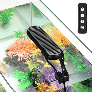 Мини-Аквариумная светодиодная лампа USB для аквариума с рыбками, светильник с клипсой, высокая Яркость, Тонкое Простое освещение для водных растений для выращивания растений в аквариуме 7