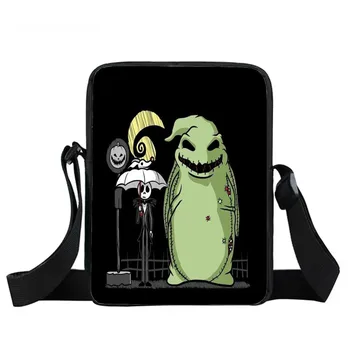 Мини-сумка для девочек и мальчиков на Хэллоуин, уличная сумка-мессенджер, пришельцы поздороваются, пляжная сумка с принтом 
