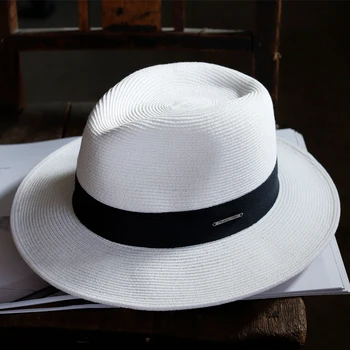 Мужская панама соломенная кепка Four Seasons, Дамский цилиндр, кепка для отдыха, джазовая кепка, широкий выбор модных оттенков, пляжная кепка, подарок на фестиваль
