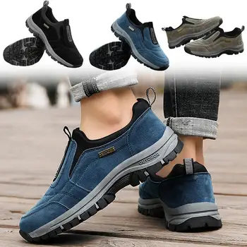 Мужская повседневная обувь, кроссовки, Осенняя обувь, уличная нескользящая спортивная обувь на толстой подошве, Модная обувь для бега и ходьбы