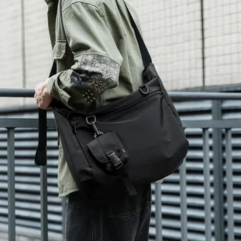 Мужская сумка через плечо, водонепроницаемая сумка-мессенджер Большой емкости, высококачественные модные дышащие сумки на плечо 4