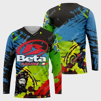 Мужская футболка BETA RACING для мотокросса, майо, Hombre Moto MX, джерси для скоростного спуска, джерси для горного велоспорта, рубашка для квадроцикла 10