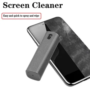 Набор для протирки пульверизатора для очистки экрана телефона Apple iPhone iPad Macbook, мобильного телефона, планшета, Очиститель ЖК-экрана, инструмент для дезинфекции 15