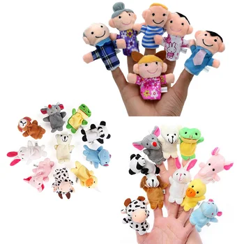 Набор пальчиковых кукол, Пальчиковые куклы, Семейные пальчиковые куклы, Пальчиковые куклы в семейном стиле для детей, Разные пальчиковые куклы 5