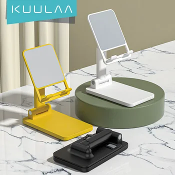 Настольная регулируемая подставка для мобильного телефона KUULAA, универсальная складная подставка под разными углами наклона для iPad, планшета iPhone Samsung Smart
