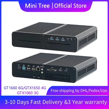 Настольный Игровой Мини-ПК 9-го поколения Core i9-9880H GTX1660 6G GTX1650 4G Win11 Портативный Компьютер NVME SSD 3 * 4K DVI HD DP Mini Host